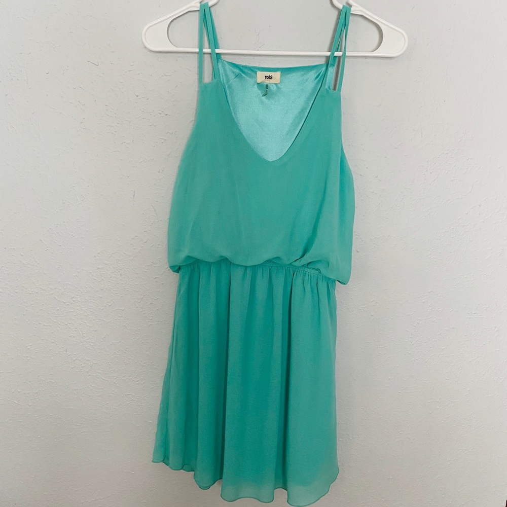 Tobi turquoise dress